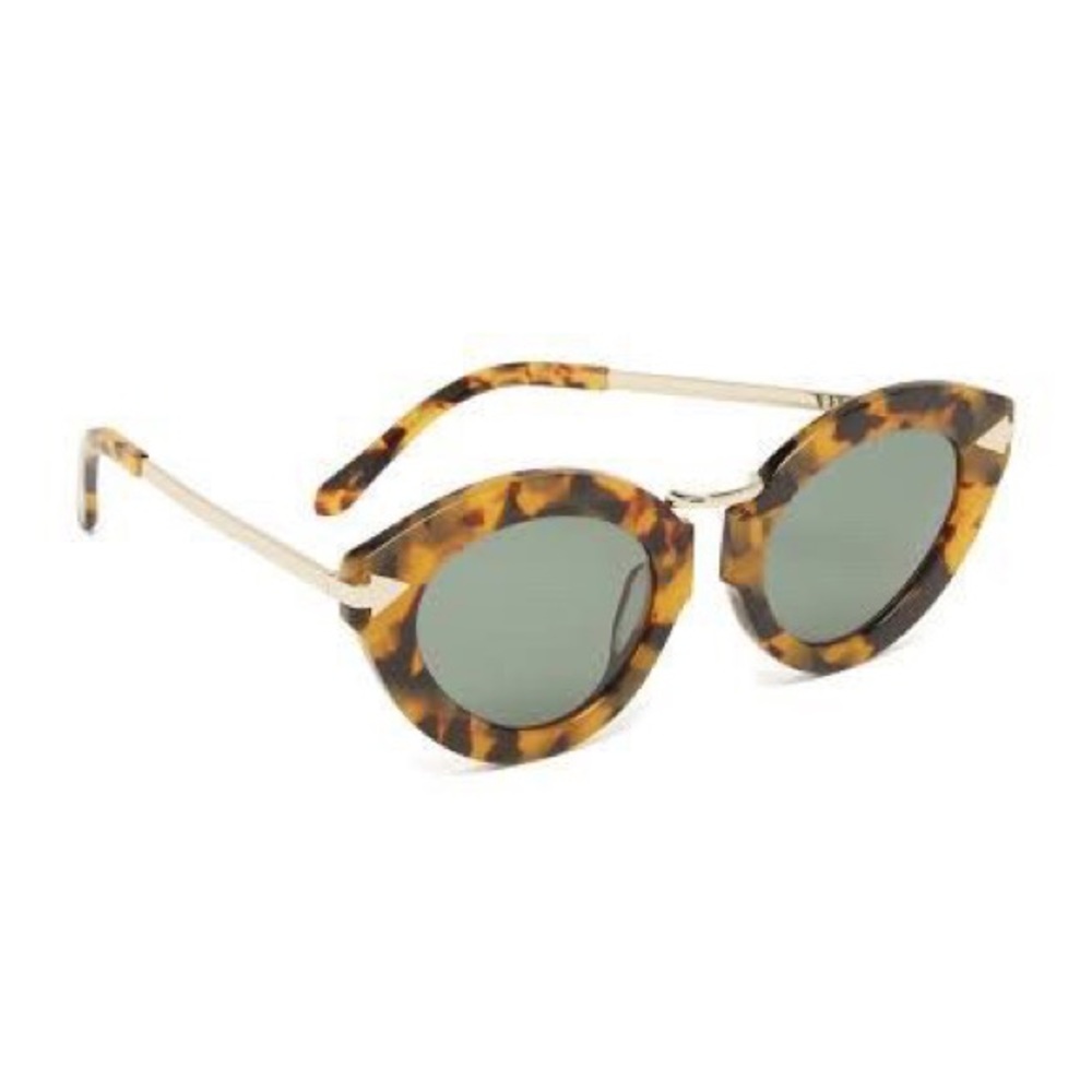 Karen Walker Tortoise Lunar Flowerpatch Sunglasses